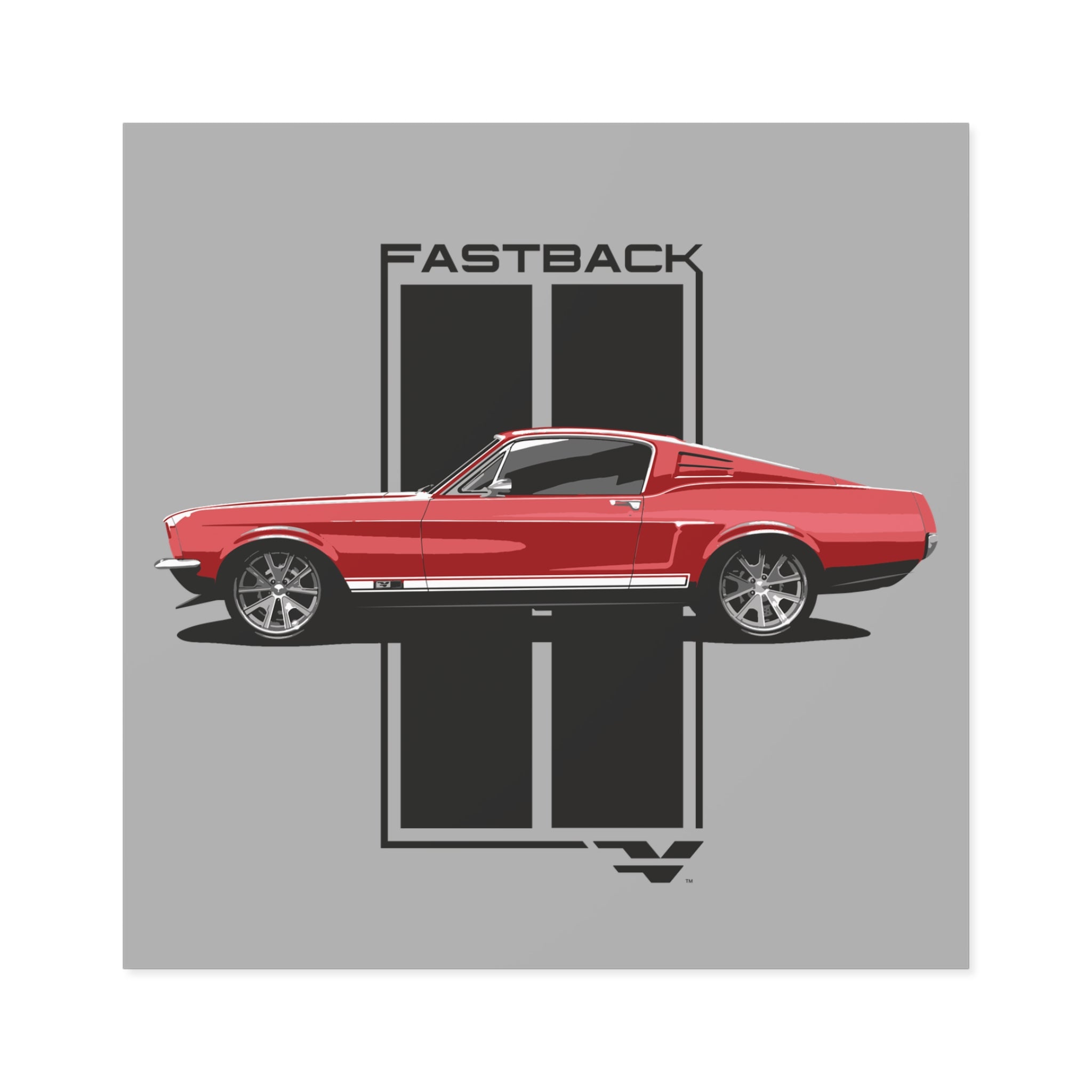 Fastback Sticker