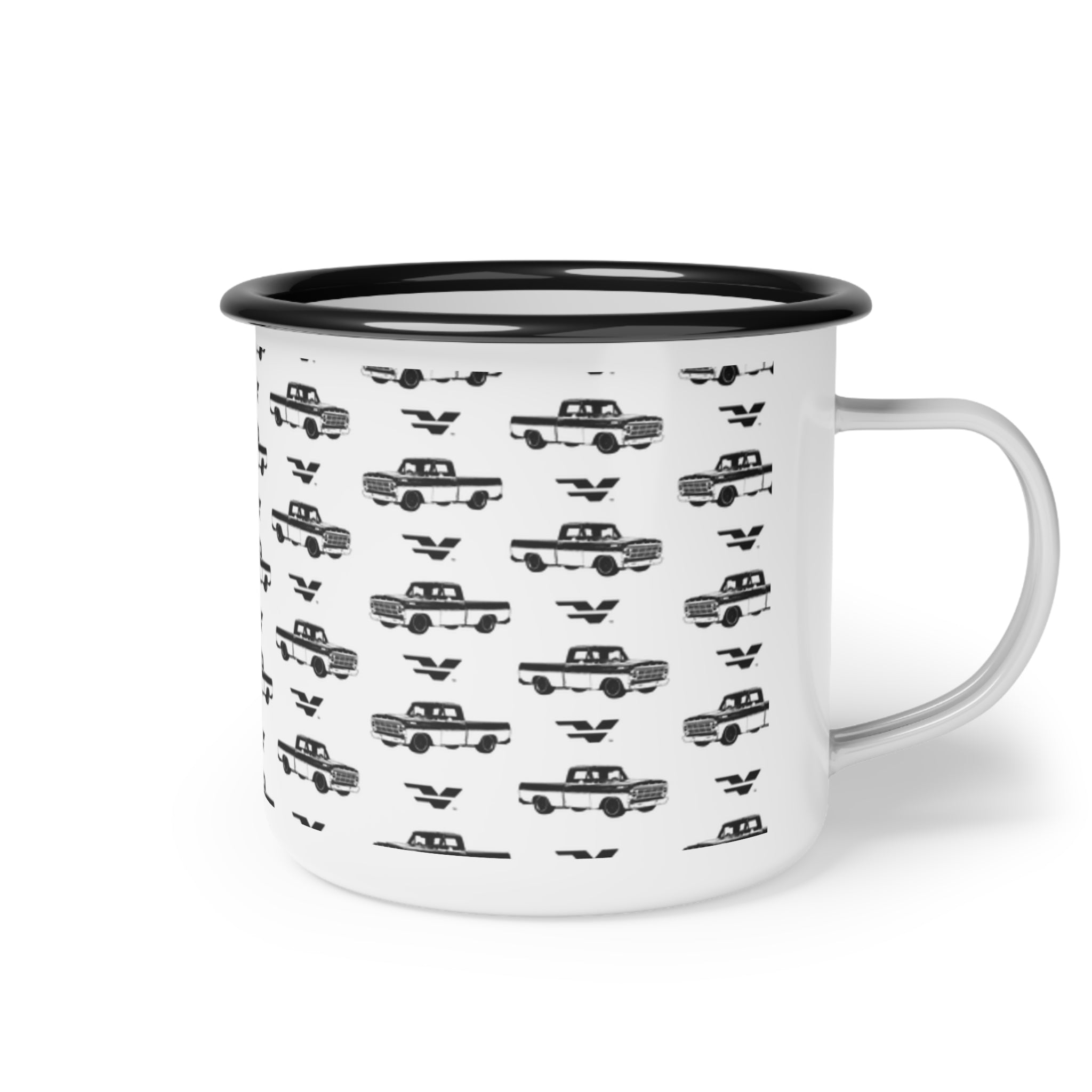 Ford F-100 Enamel Camp Cup