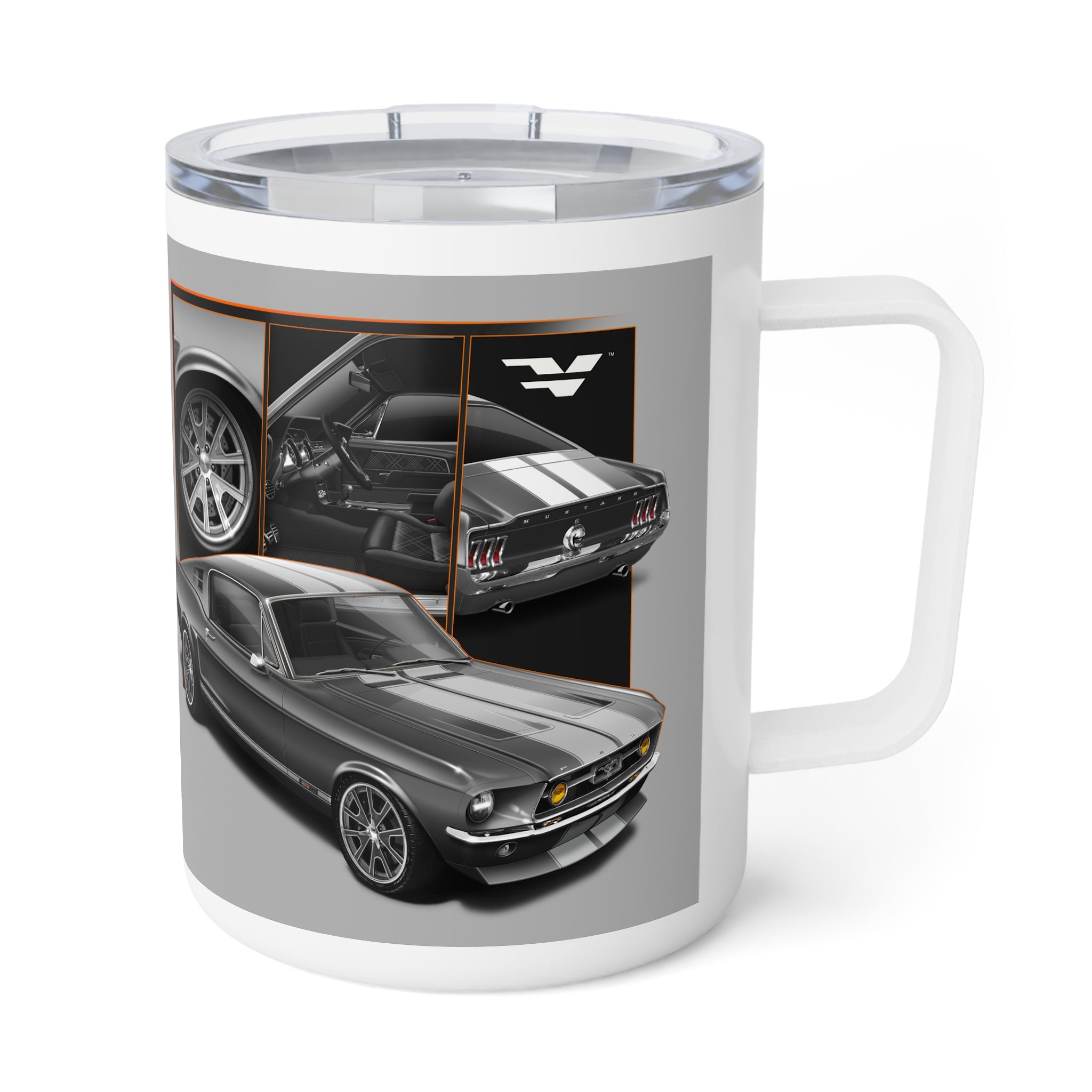 Mustang Fastback Insulated Coffee Mug – Built to Fuel the Drive