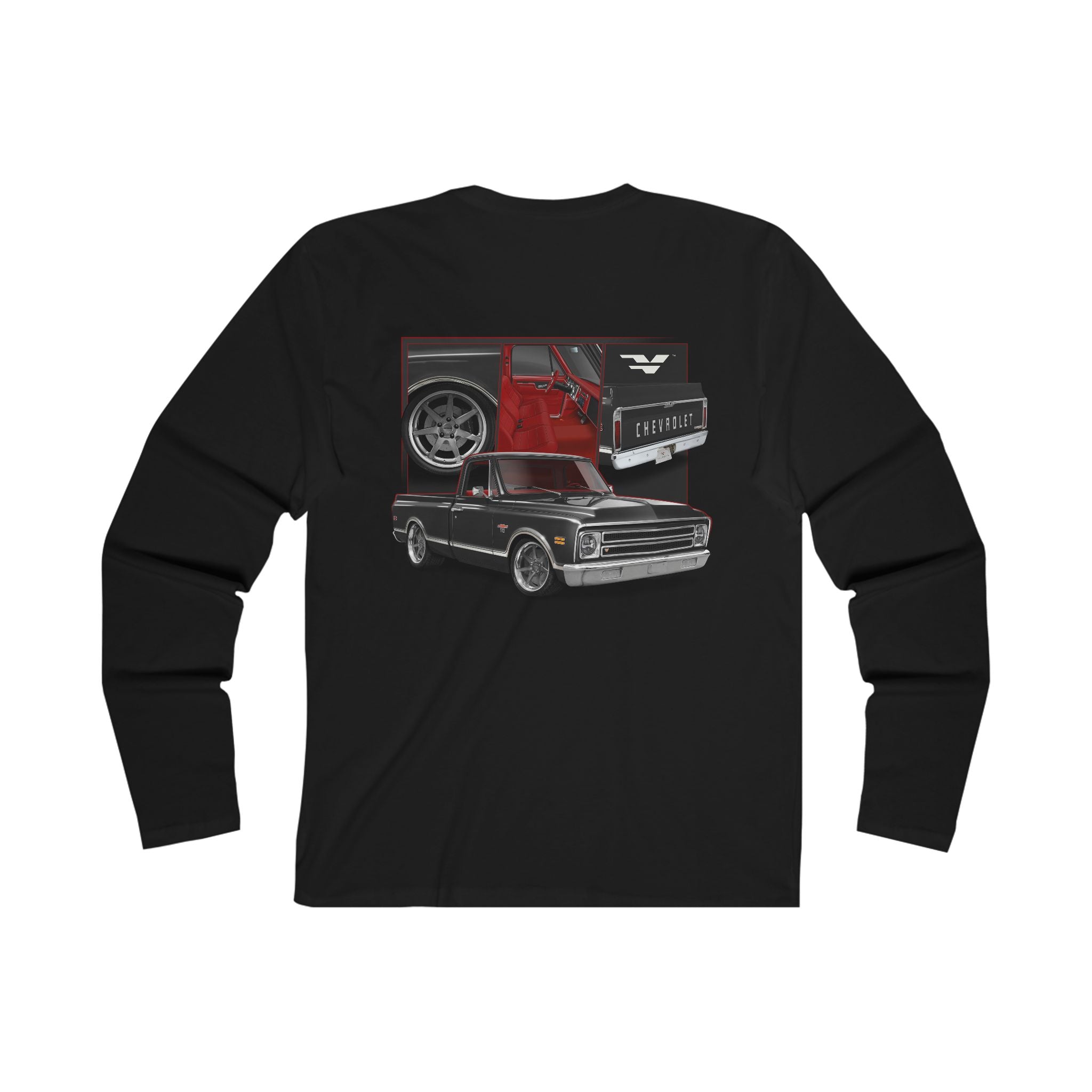 Chevy C10 Shirt - Men's Long Sleeve Crew Tee