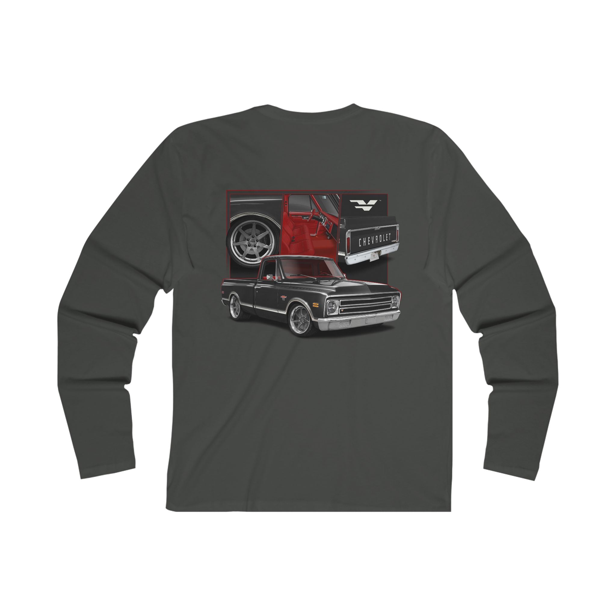 Chevy C10 Shirt - Men's Long Sleeve Crew Tee
