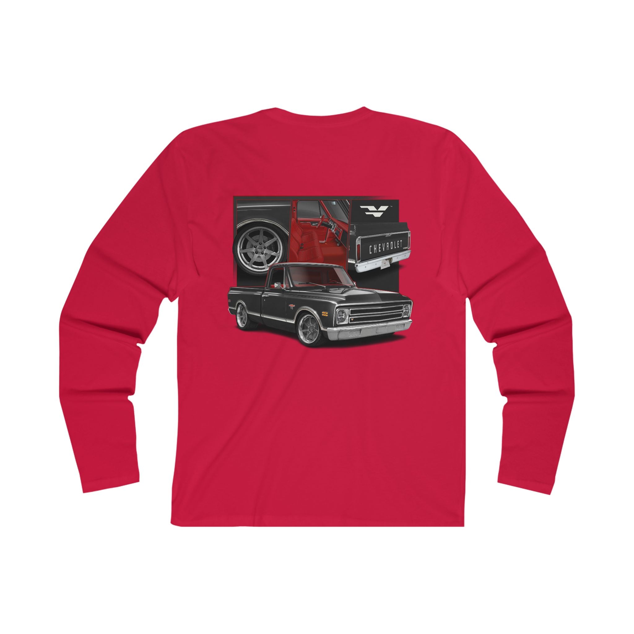 Chevy C10 Shirt - Men's Long Sleeve Crew Tee