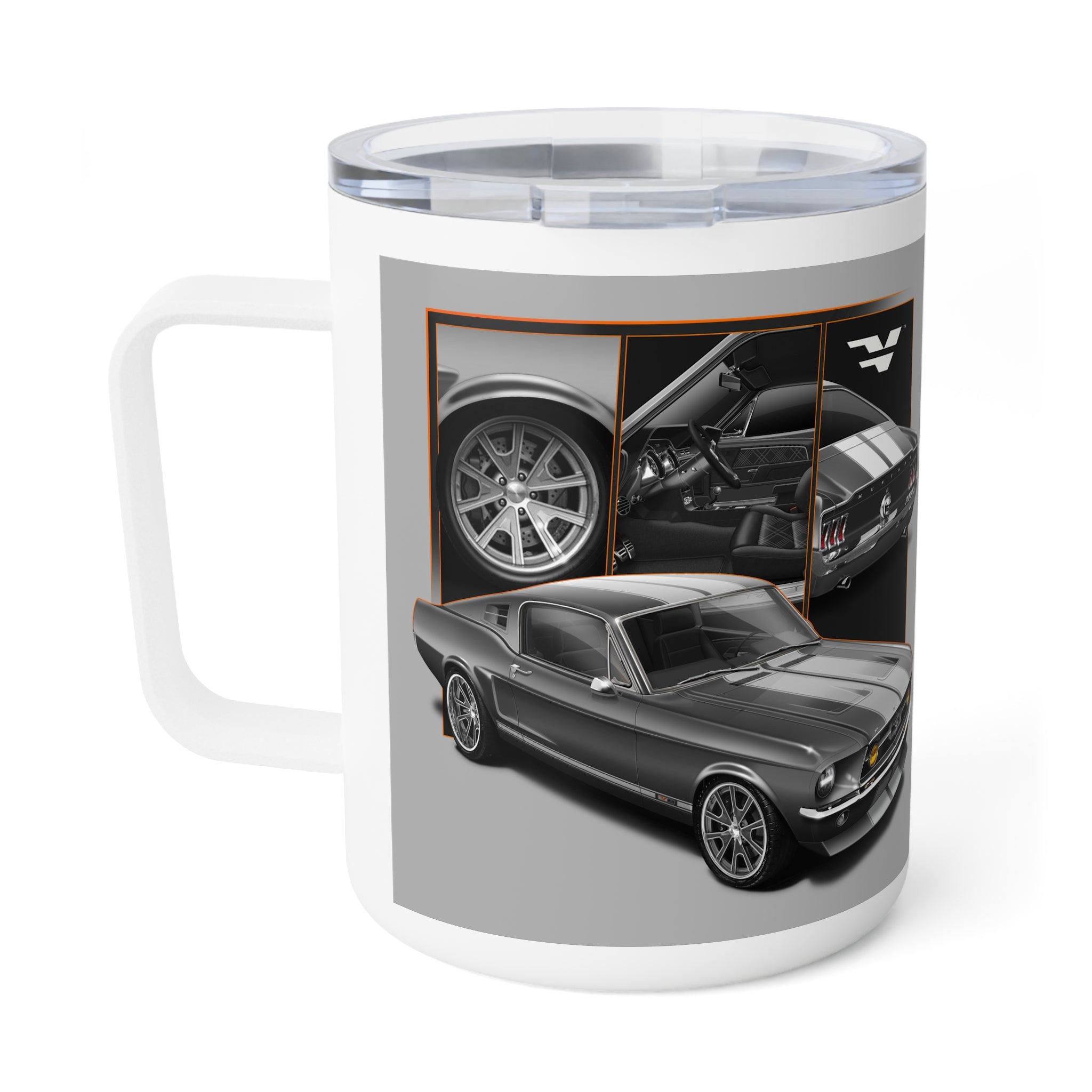 Mustang Fastback Insulated Coffee Mug – Built to Fuel the Drive