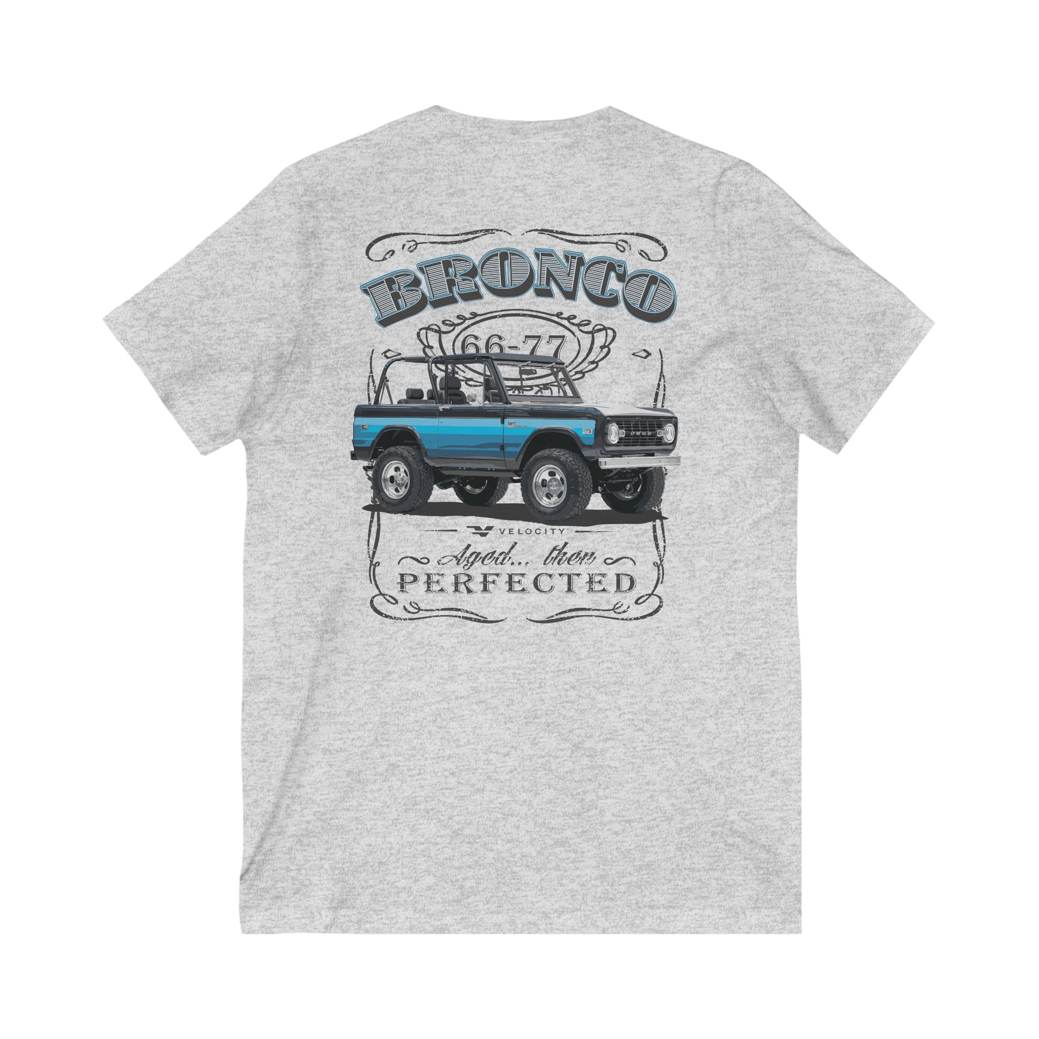 Classic Ford Bronco V-Neck Tee – Aged Then Perfected