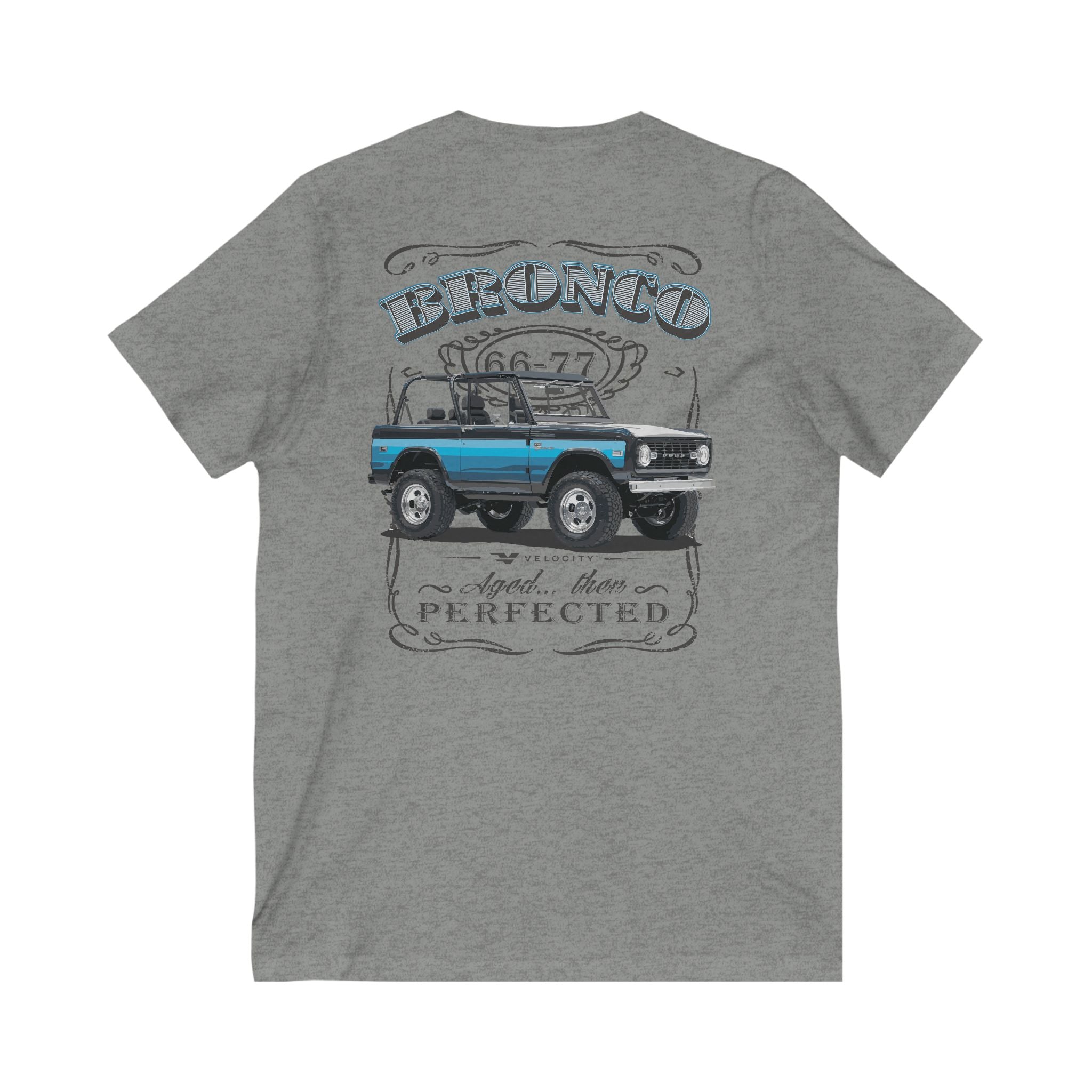 Classic Ford Bronco V-Neck Tee – Aged Then Perfected