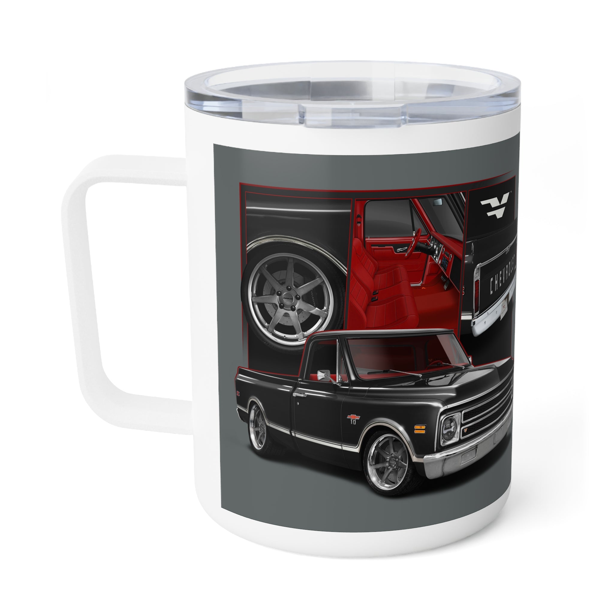 Velocity Chevy C10 Insulated Coffee Mug – Built to Fuel the Drive