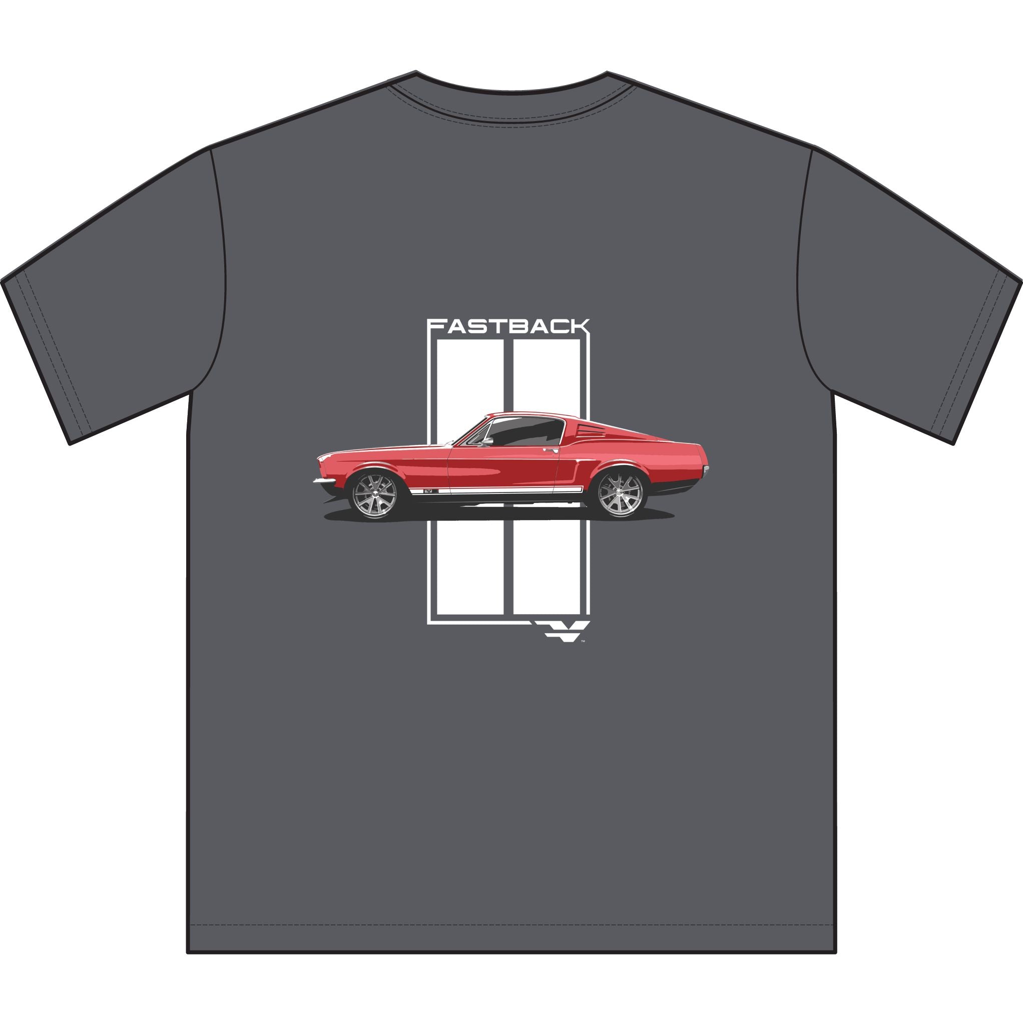 Fastback Mustang Sueded Tee – Retro Collection