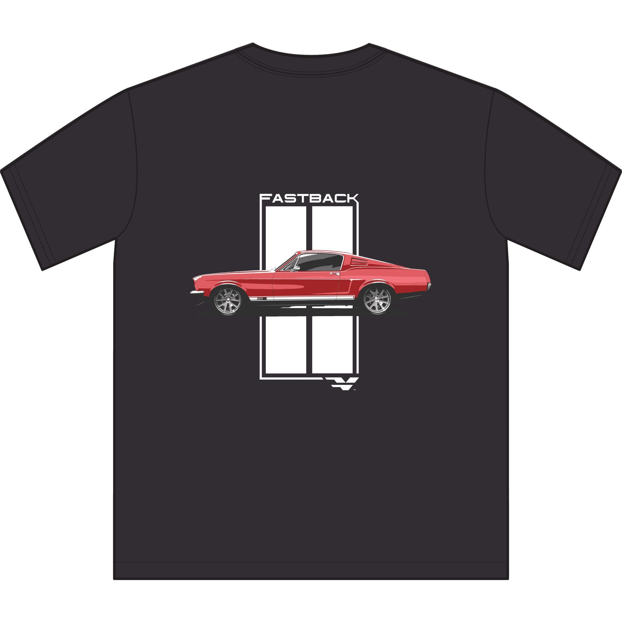 Fastback Mustang Sueded Tee – Retro Collection
