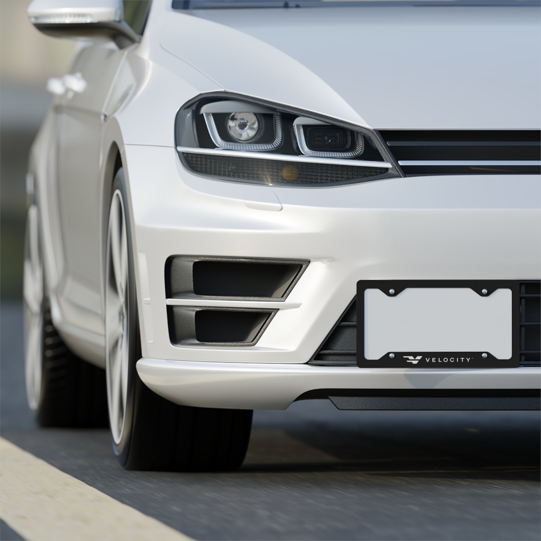 Metal License Plate Frame - Black