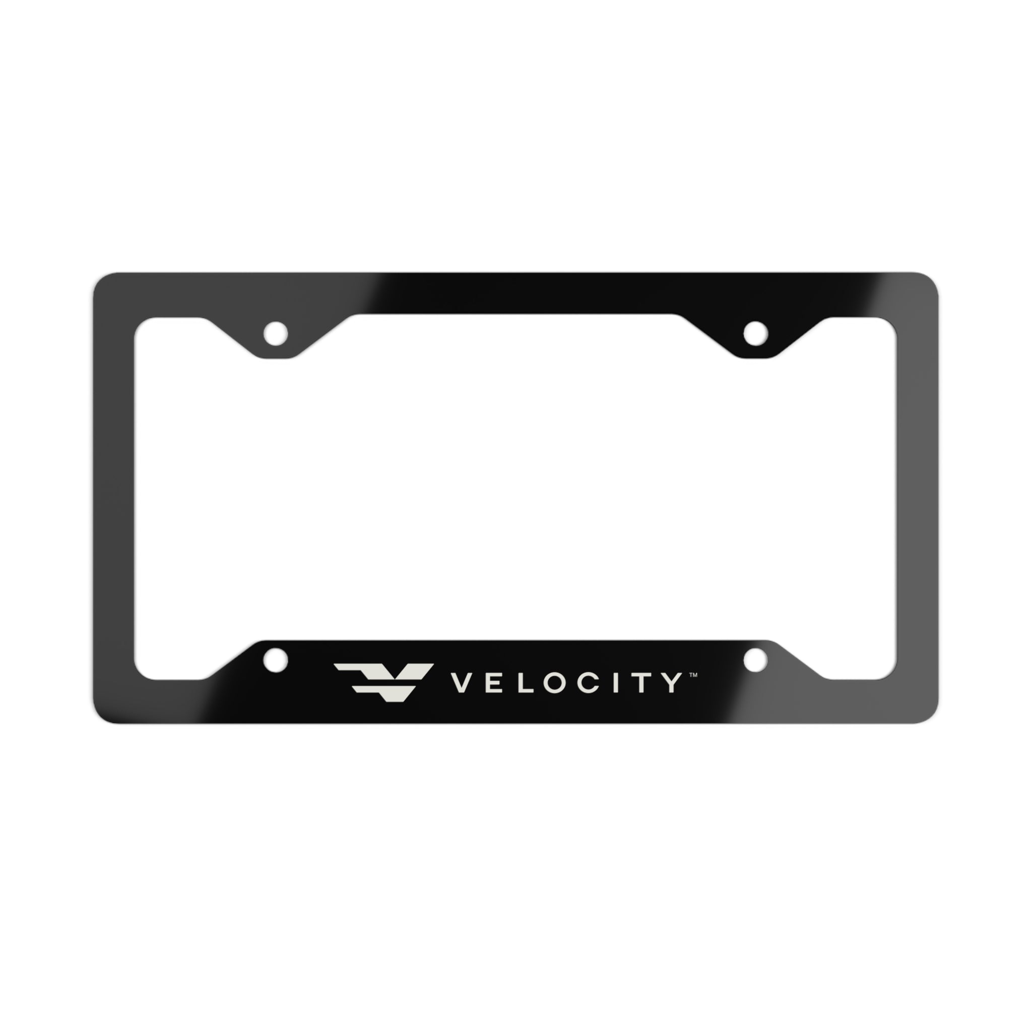 Metal License Plate Frame - Black