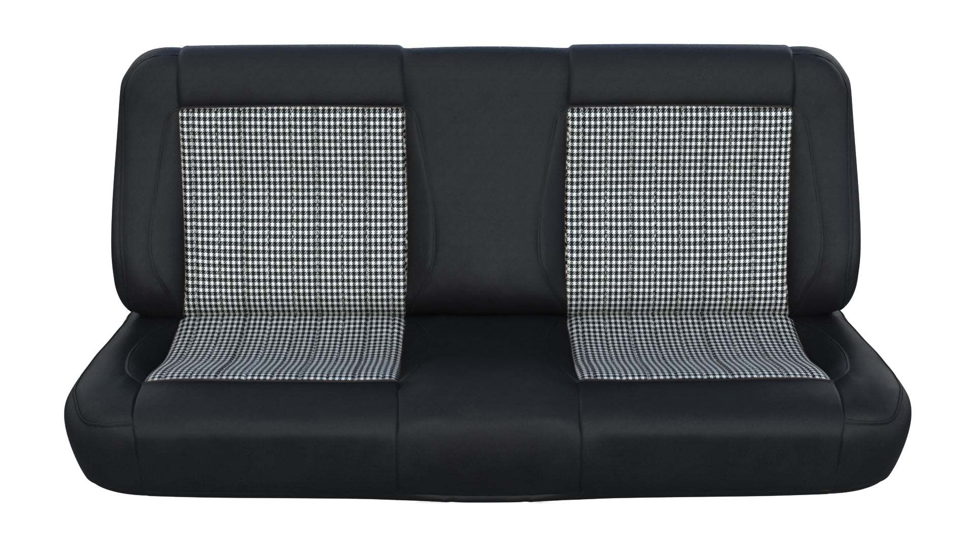 Black / Black Houndstooth