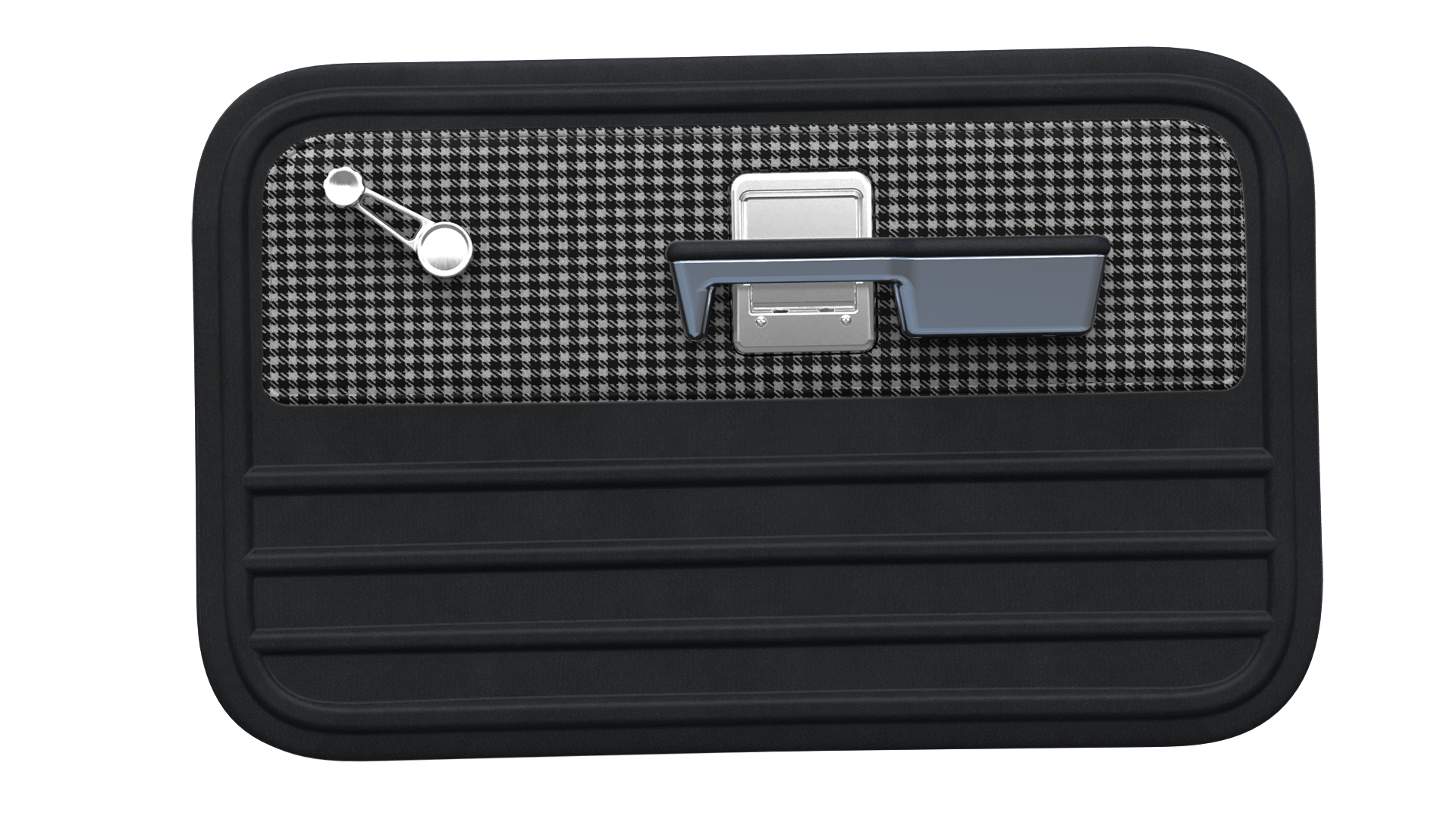 Black / Black Houndstooth