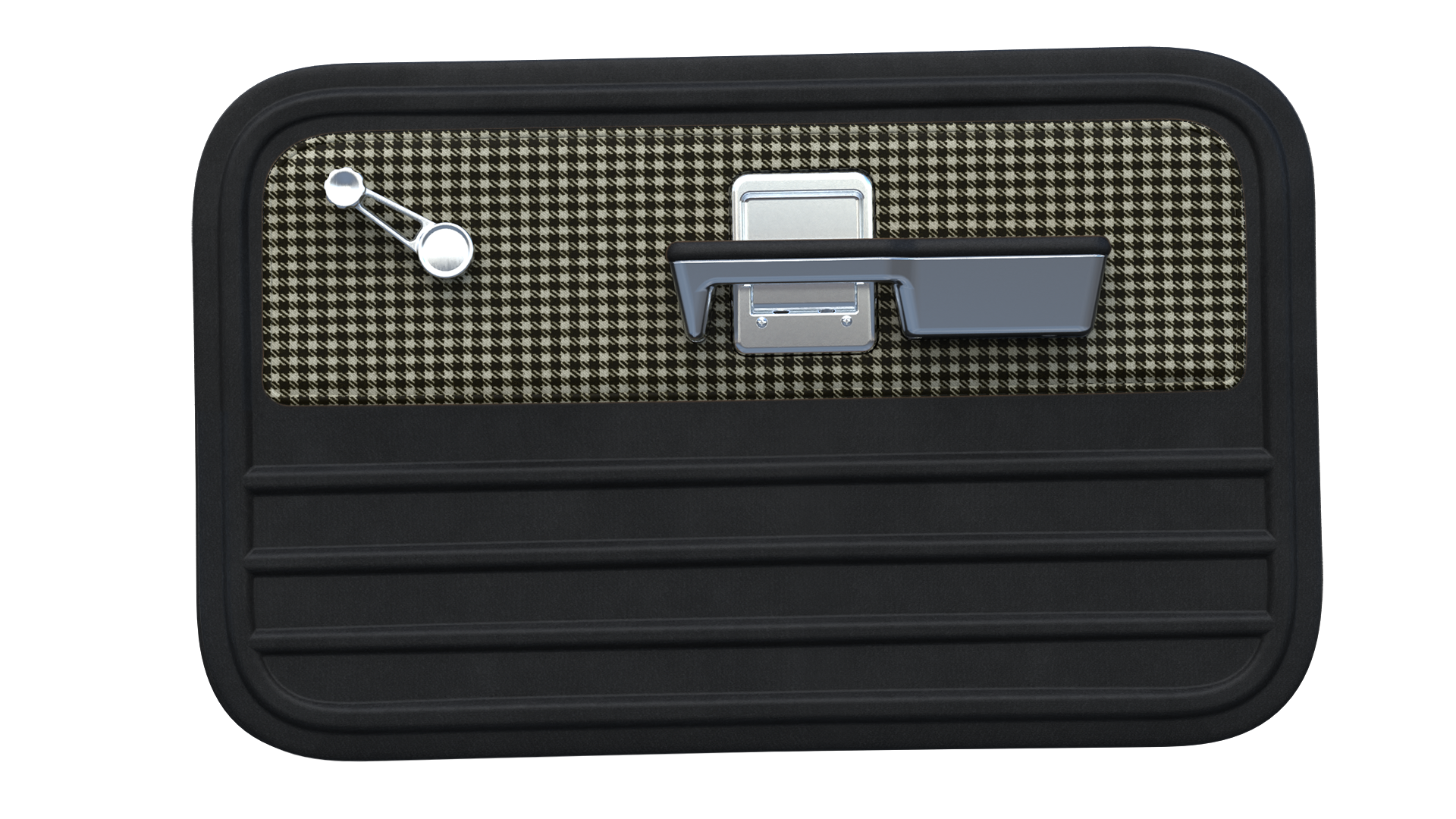 Black / Tan Houndstooth