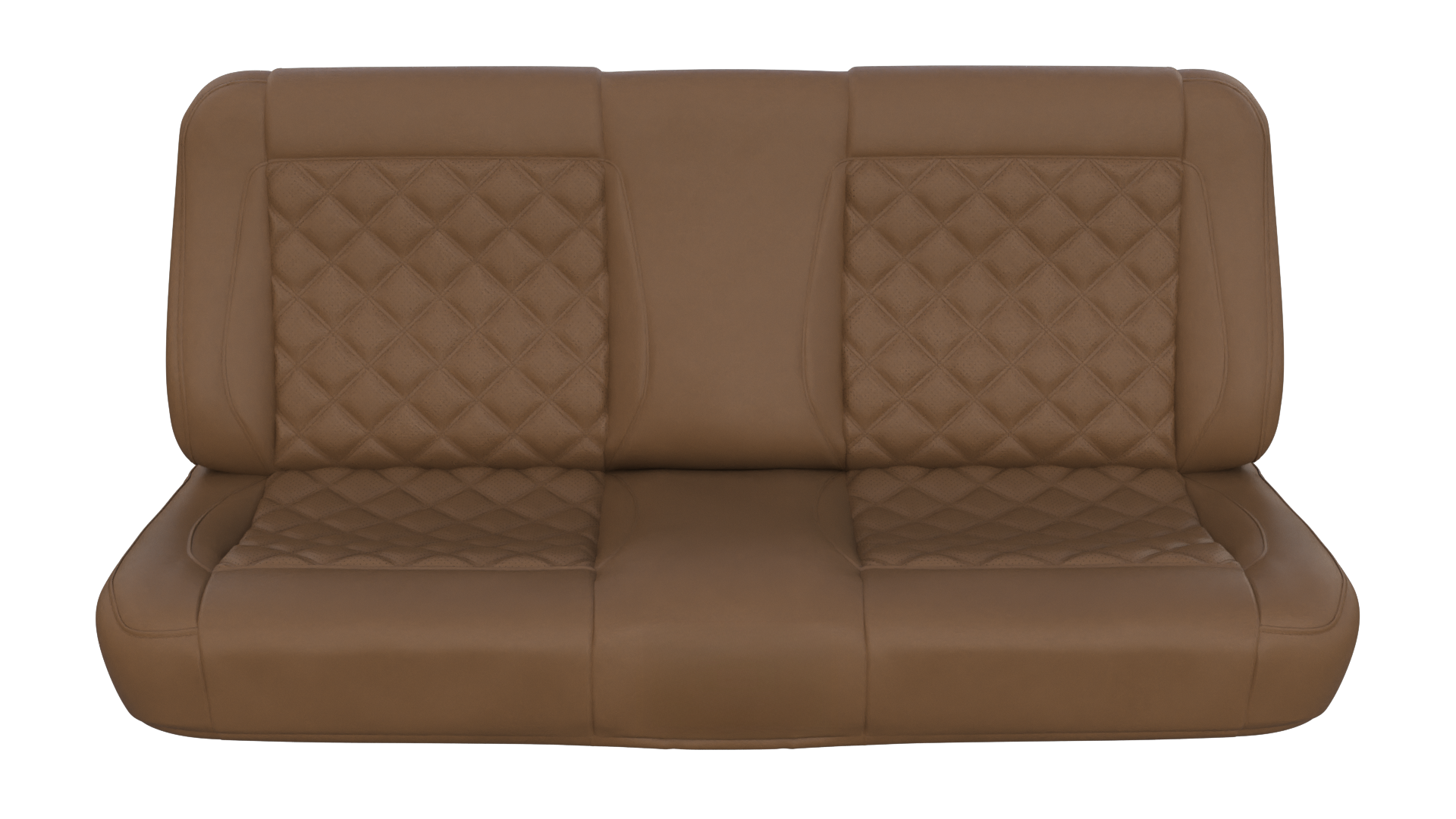 Walnut / Double Diamond Stitch