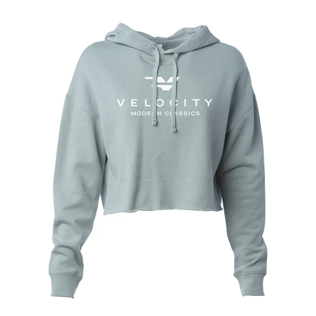 Velocity Logo Cropped Hoodie