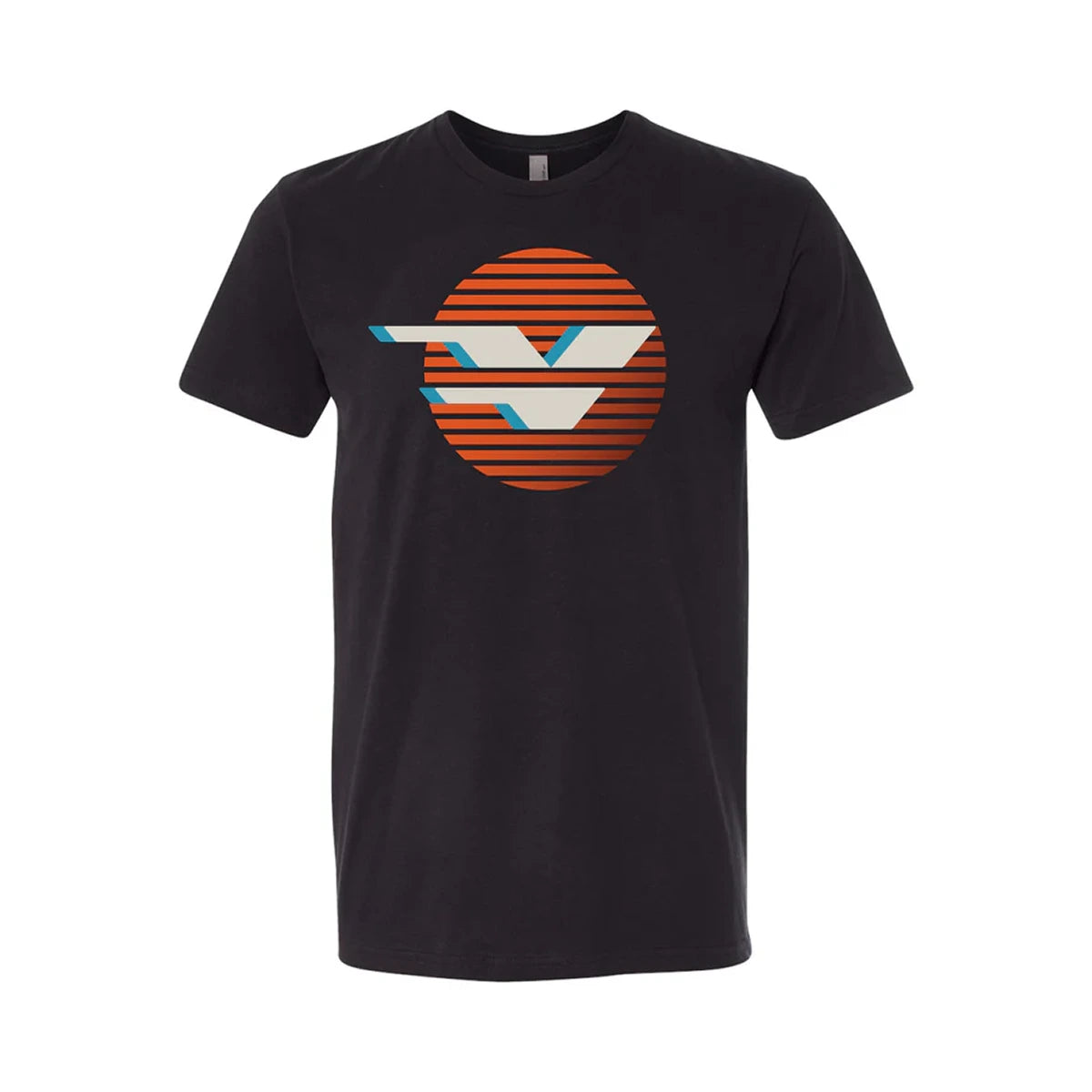Retro 'V' Sunset Tee