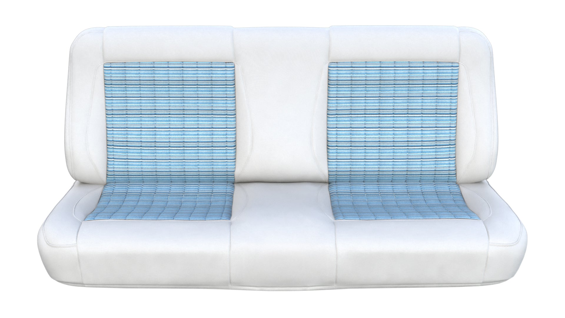 White / Retro Blue