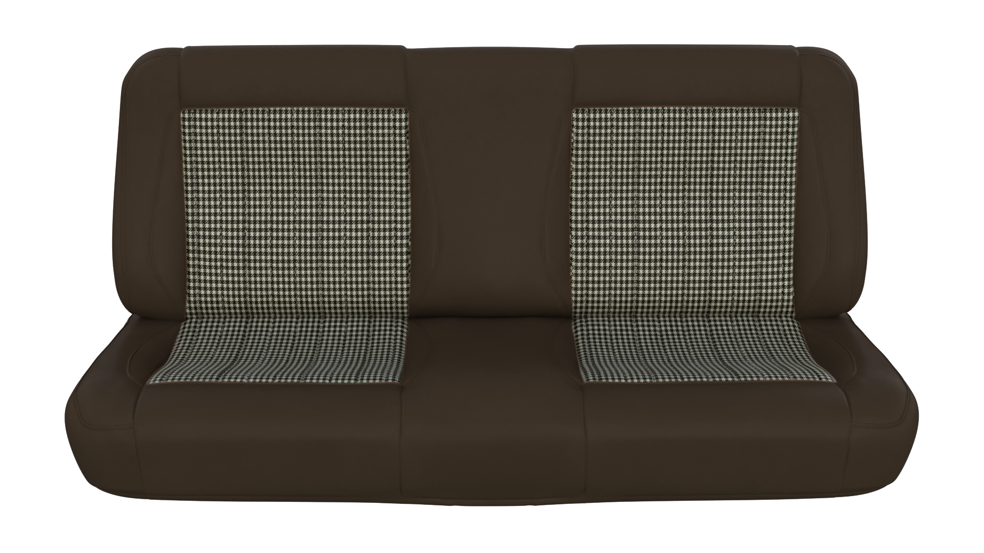 Coffee / Tan Houndstooth
