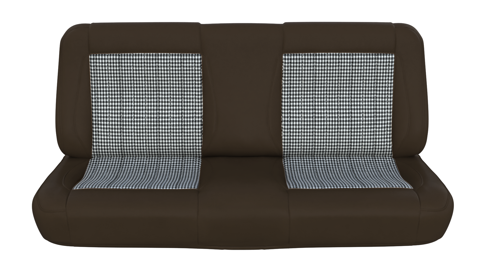 Coffee / Black Houndstooth