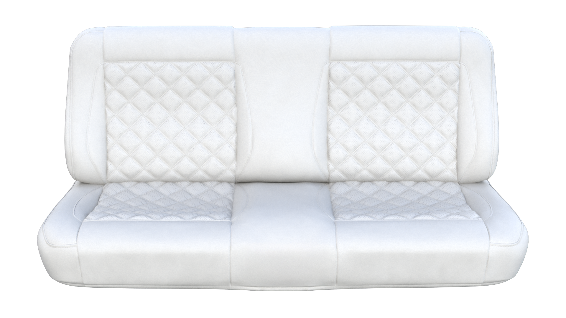 White / Double Diamond Stitch