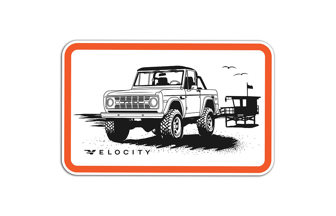 Velocity Bronco Sticker