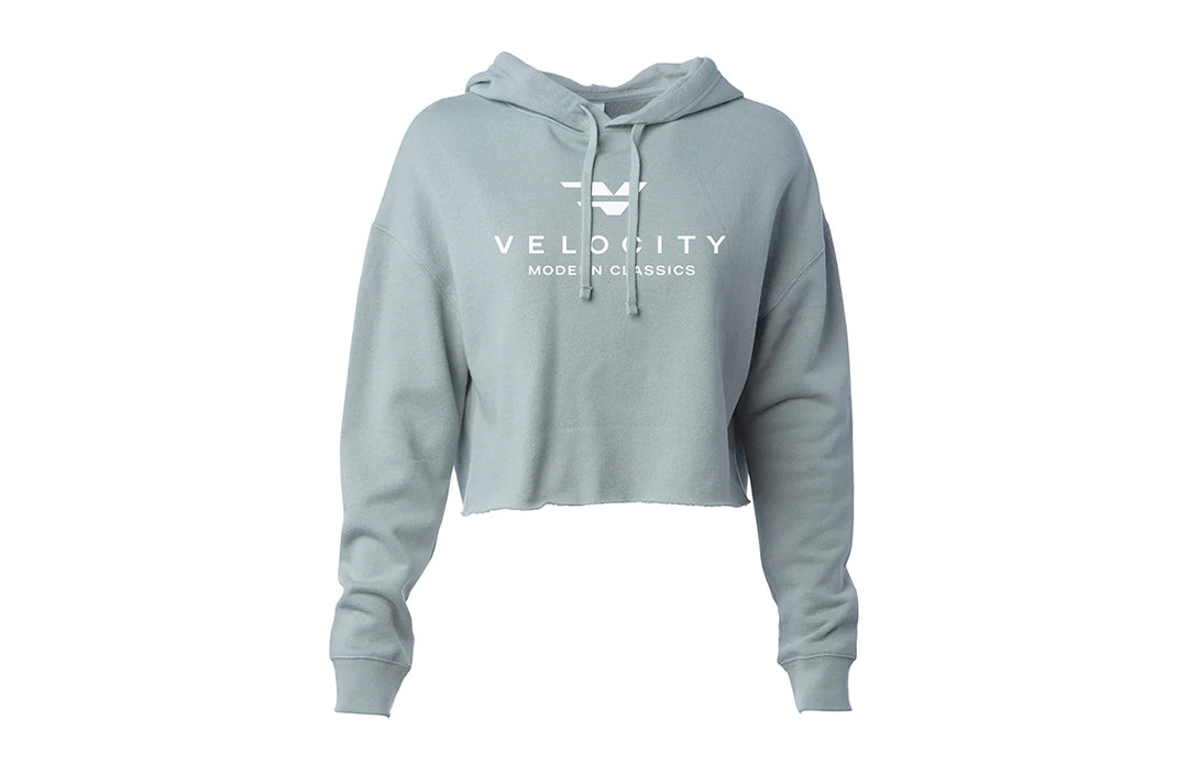 Velocity Logo Cropped Hoodie