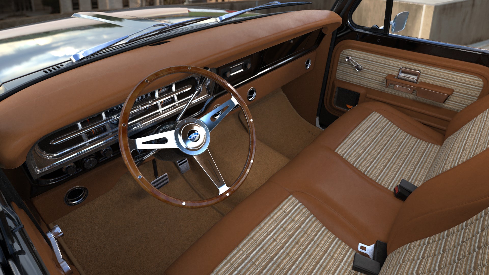 Live Oak Leather / Retro Brown