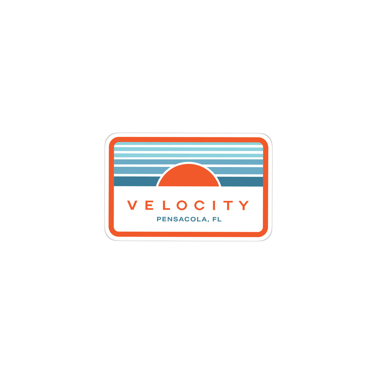 Velocity Pensacola Sunrise Sticker