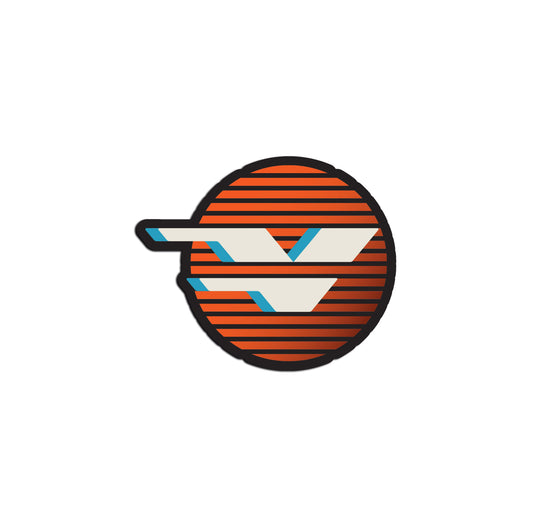 Velocity Sunset ‘V’ Sticker