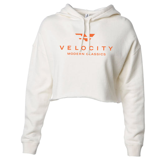 Velocity Logo Cropped Hoodie